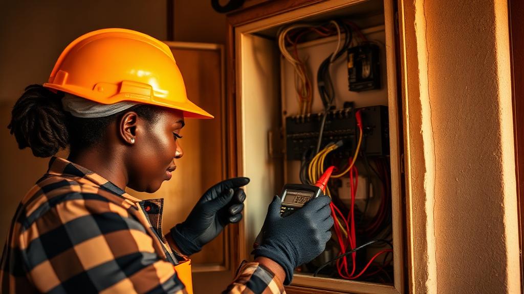 Artisan spécialisé en électricité