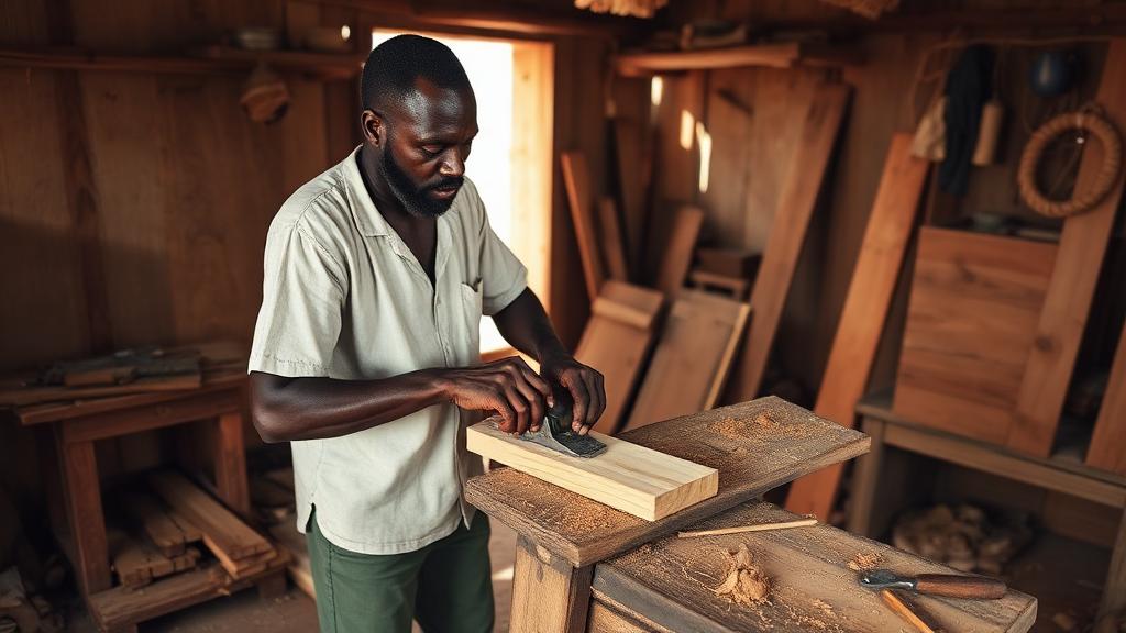 Artisan spécialisé en menuiserie